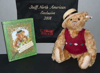 シュタイフ/Steiff☆2008USA限定☆「CLARENCE」☆ハードカバー本